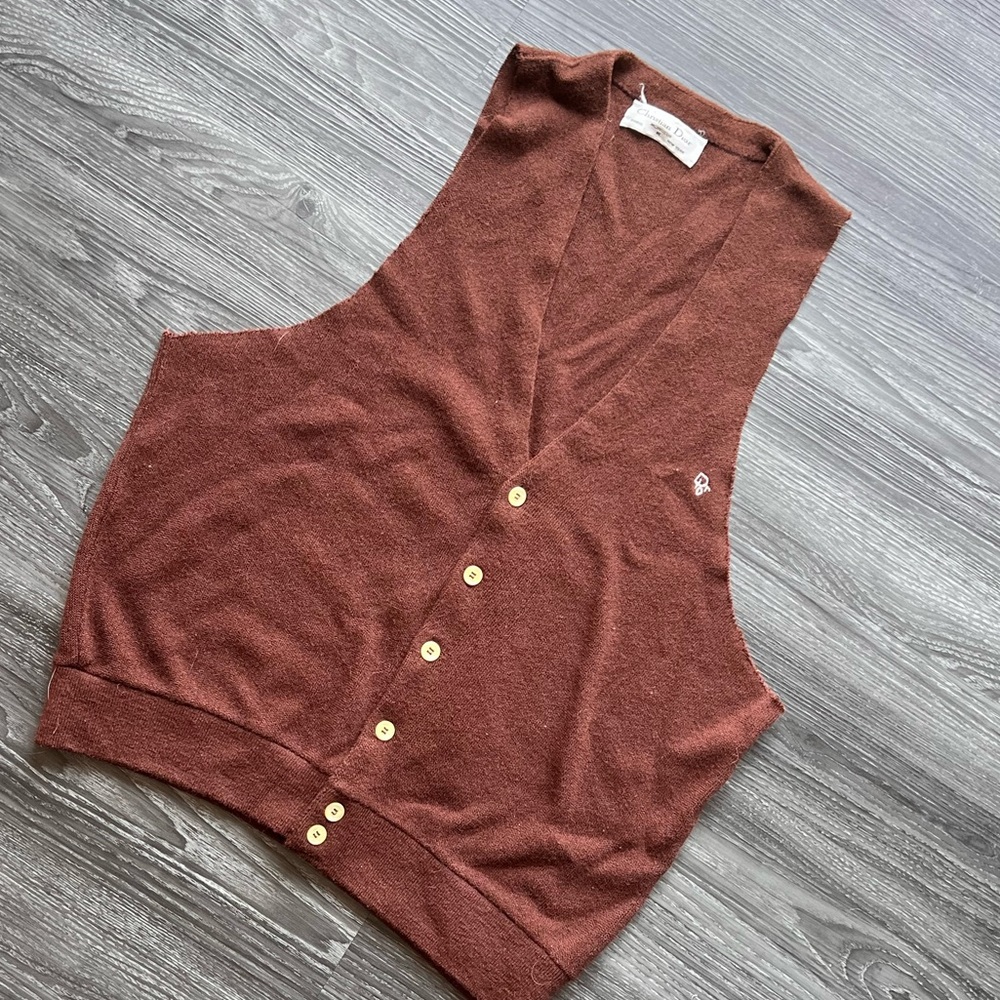 Vintage Christian DIOR sweater vest